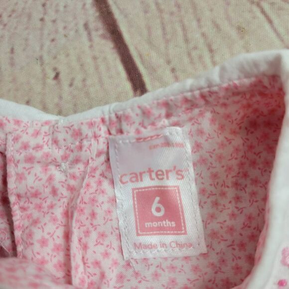 Carter's pink floral dress 6mo - Picture 3 of 4